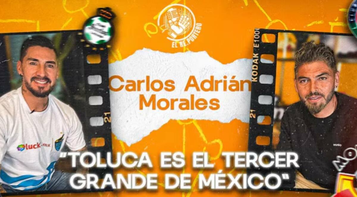 Carlos Adrián Morales en charla con El RePortero