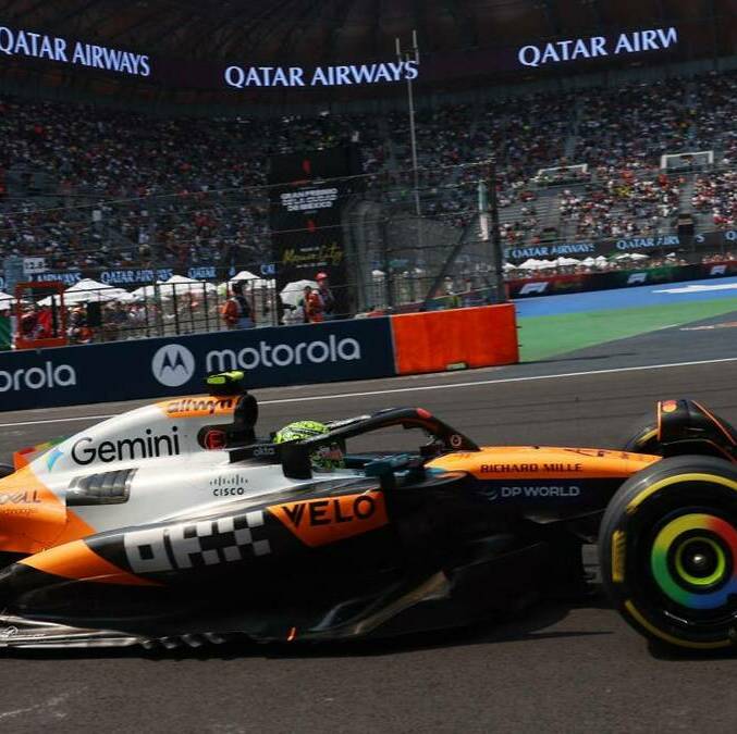 Lando Norris regaló una gran qualy en el AHR (Reuters)