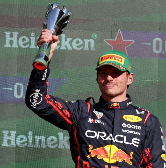 Max Verstappen fue tercero en el GP de México 2025 (Reuters)