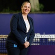Cristina Romero, mexicana que se desempeña como supervisora WTA (Cortesía)
