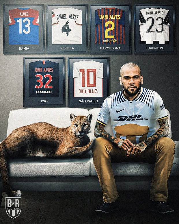 Dani Alves aportó 5 asistencias a la causa auriazul durante su paso por cantera. Foto: @brfootball