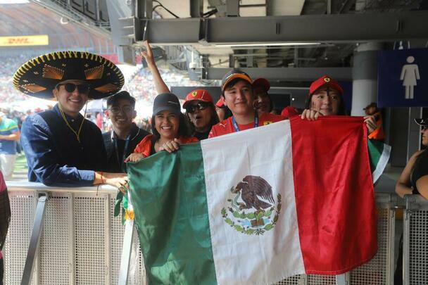 Aficionados en el GP de México (Jorge Carballo)