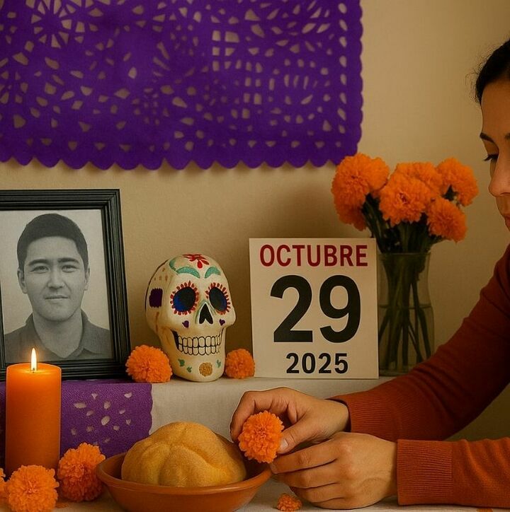 Estas son las almas a las que se recibe este 29 de octubre y se les pone la ofrenda de Día de Muertos. (FOTO): Mediotiempo IA.