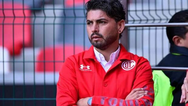 Carlos Adrián Morales, como DT de Toluca (Imago7)