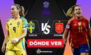 Consulta la previa de Suecia vs. España Femenino para ver EN VIVO Semifinal UEFA Women's Nations League 2025. Diseño: Abigail Sequera