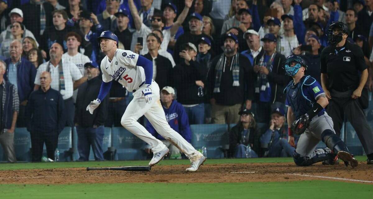 Freddie Freeman hizo el HR con el que Los Angeles vencieron a Toronto (Reuters)