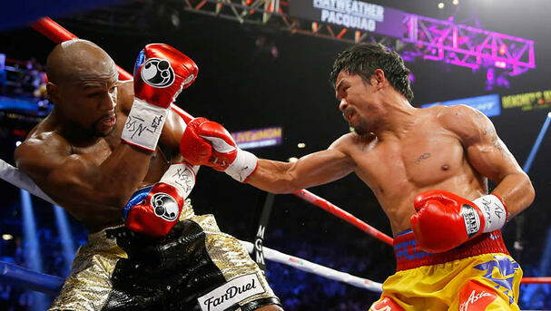 Floyd Mayweather Jr y Manny Pacquiao