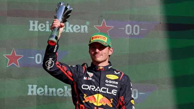 Max Verstappen fue tercero en el GP de México 2025 (Reuters)