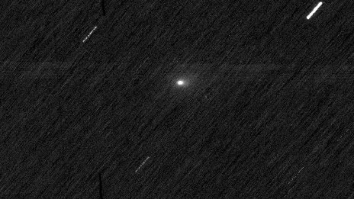 Esta es una de las mejores fotos de 3I/ATLAS que se ha logrado tomar. Foto: Reuters