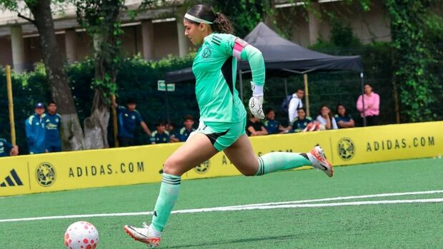 Valentina Murrieta es jugadora del América Femenil. (Foto: Mexsport)