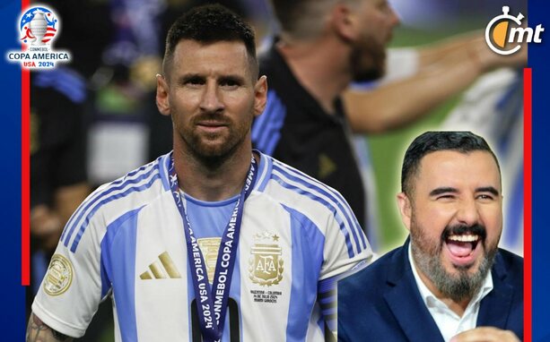 Álvaro Morales dedicó varios mensajes a Messi, estrella de Argentina (EFE | Twitter)