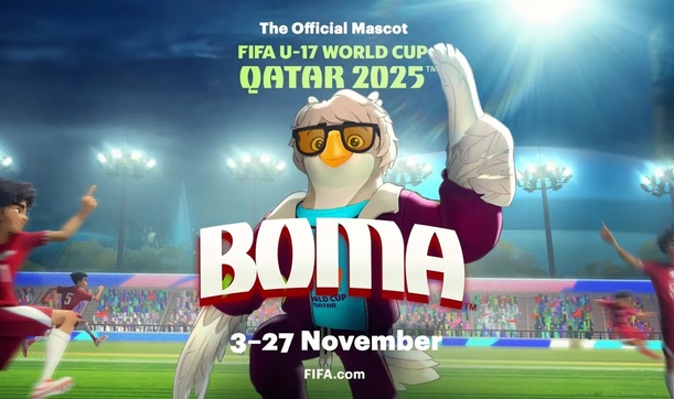BOMA, la mascota oficial del Mundial Sub-17 Qatar 2025 (FIFA)