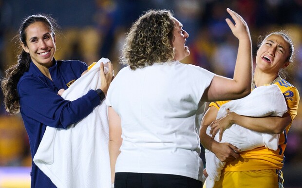 La DT estuvo conviviendo con Mayor, Bianca Sierra y sus dos bebés. (Foto: Mexsport)