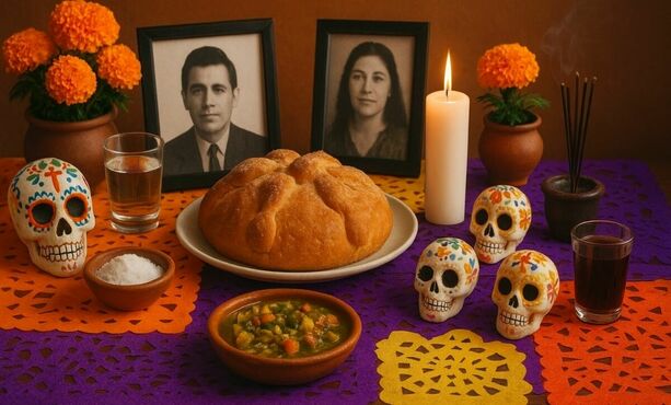 Esta es la fecha en que debe ponerse la ofrenda del Día de Muertos y los elementos que le acompañan. (FOTO): Mediotiempo IA.