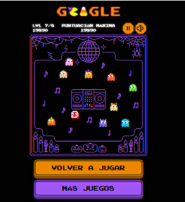Google lanza Pac-Man especial por Halloween: así puedes jugarlo ahora mismo