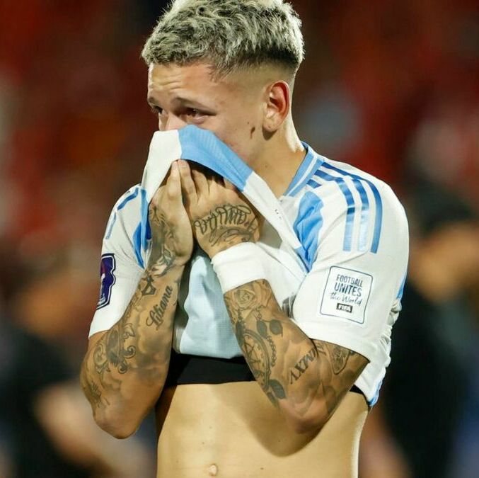 El jugador de Argentina fue el que se burló del Chicha. (Foto: EFE)