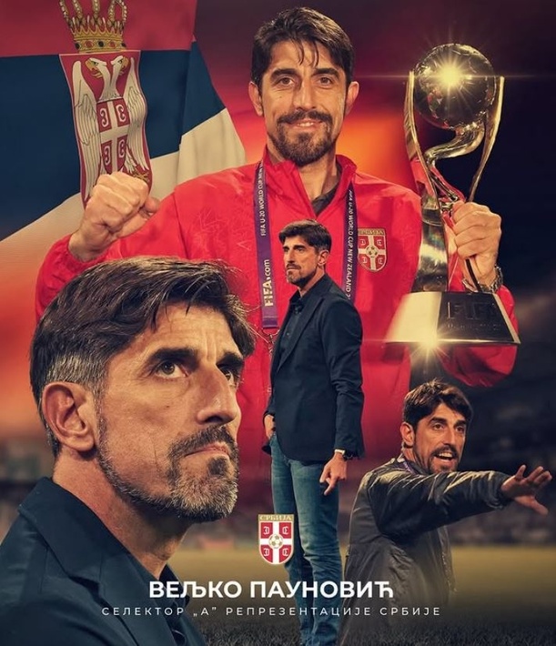 Paunovic es el nuevo DT de la selección de Serbia (@fudbalskisavezsrbije)