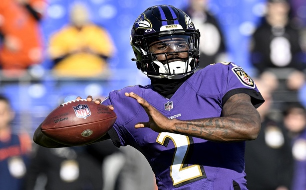 Lamar Jackson, quarterback de Baltimore Ravens. Foto: AFP