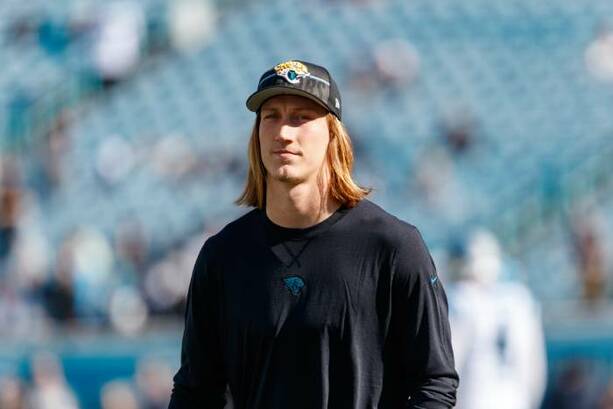 Trevor Lawrence, previo a un juego de los Jaguars (Reuters)