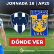 Rivalidad Monterrey vs. Tigres Jornada 16 Apertura 2025