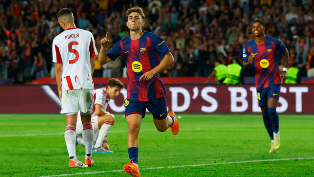 Fermín fue la figura del Barcelona. (Foto: EFE)