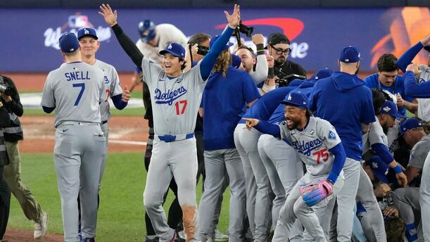Los Dodgers ganaron la Serie Mundial (Reuters)