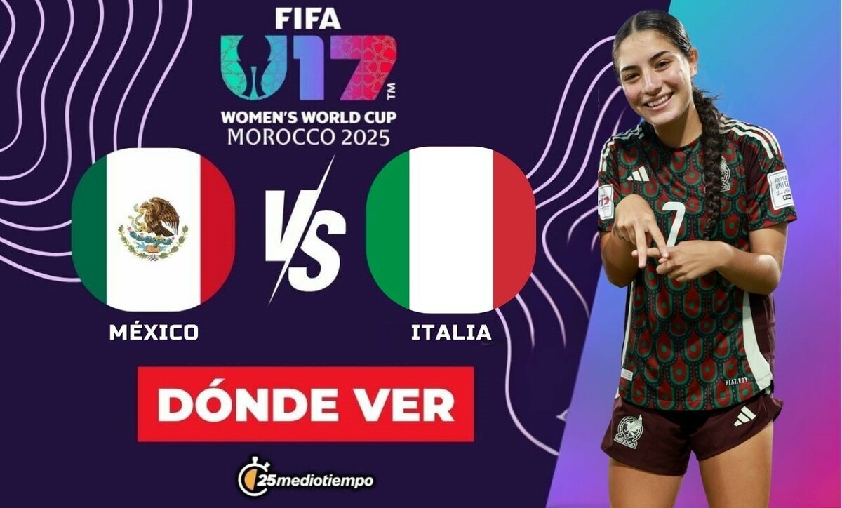 México vs. Italia: horario y canal de partido EN VIVO Cuartos de Final Copa Mundial Femenil Sub-17. (Especial).