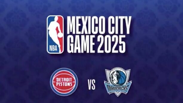 NBA Mexico City Game 2025: fechas de venta y precios de boletos para el juego de Mavericks vs Pistons. (FOTO): Especial.