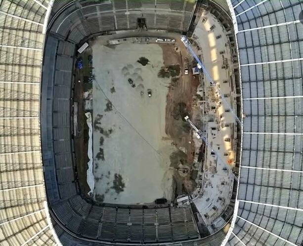 Así luce por dentro el Estadio Azteca (@MXESTADIOS)