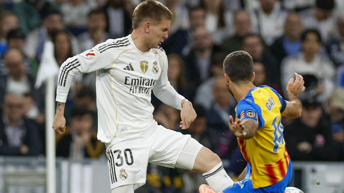 Franco Mastantuono es baja para Real Madrid. (Foto: EFE)