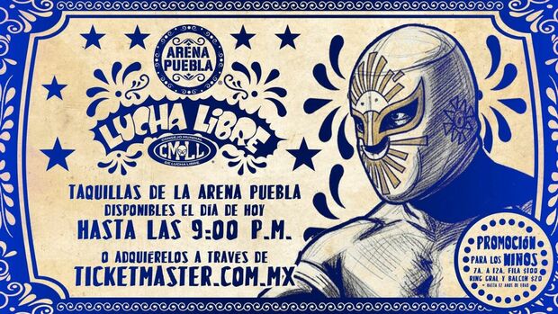 En Puebla se espera un gran espectáculo y los boletos están disponibles. (Foto: CMLL)
