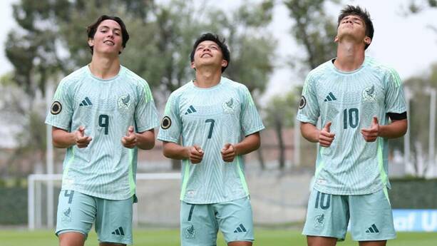 Selección Mexicana Sub 17 previo a un partido (@miseleccionmx)