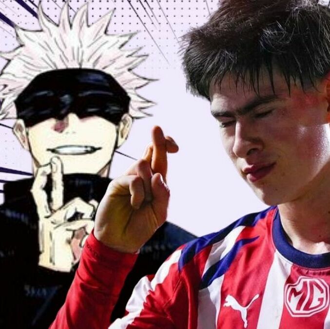 Armando González se vuelve viral por festejar goles con estilo anime | Foto: Especial