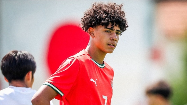 Cristiano Ronaldo Jr. marcó sus dos primeros goles con Portugal (Bleacher Report)