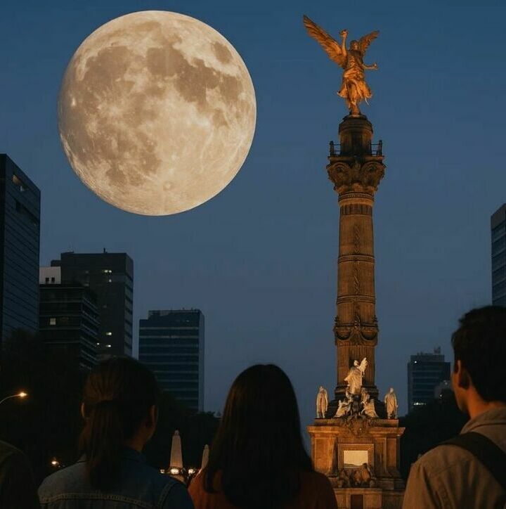 Todo lo que debes saber sobre la Superluna de noviembre 2025 y cómo verla en México. (Mediotiempo IA).