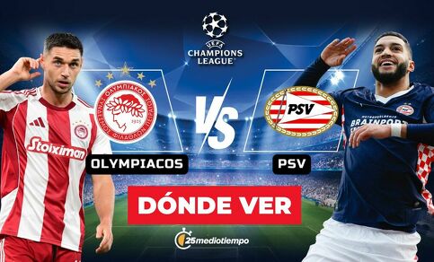Olympiacos vs. PSV: horario y canal de partido EN VIVO Jornada 4 Champions League 2025/26. (Especial).