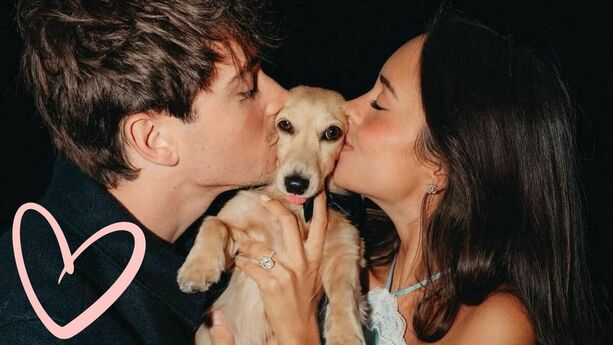 Charles Leclerc anuncia su compromiso con Alexandra Saint en Instagram