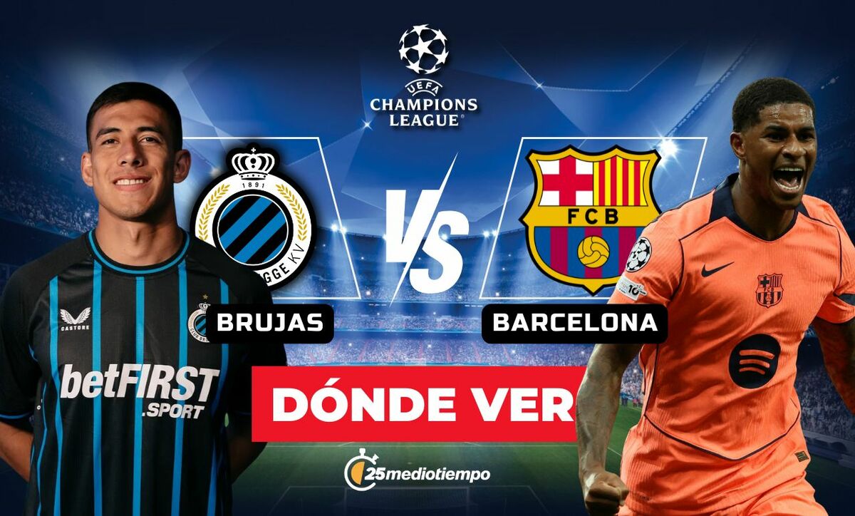 Brujas vs. Barcelona: dónde y a qué hora ver EN VIVO Champions League