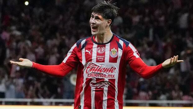 La Hormiga González celebra uno de sus goles en el Apertura 2025 (Imago7)