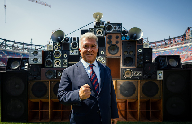 Joan Laporta anuncia el regreso del Barcelona a casa. (Foto: Barcelona)