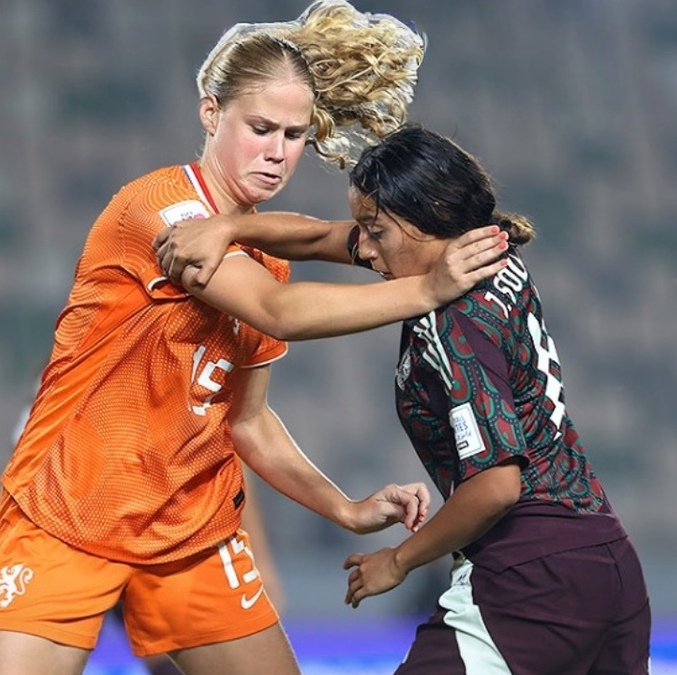 México disputó las Semifinales del Mundial Femenil sub-17 2025 (X @MiSeleccionFem)
