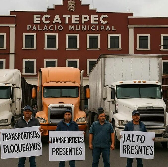 Transportistas realizarán bloqueo en Ecatepec este viernes 7 noviembre