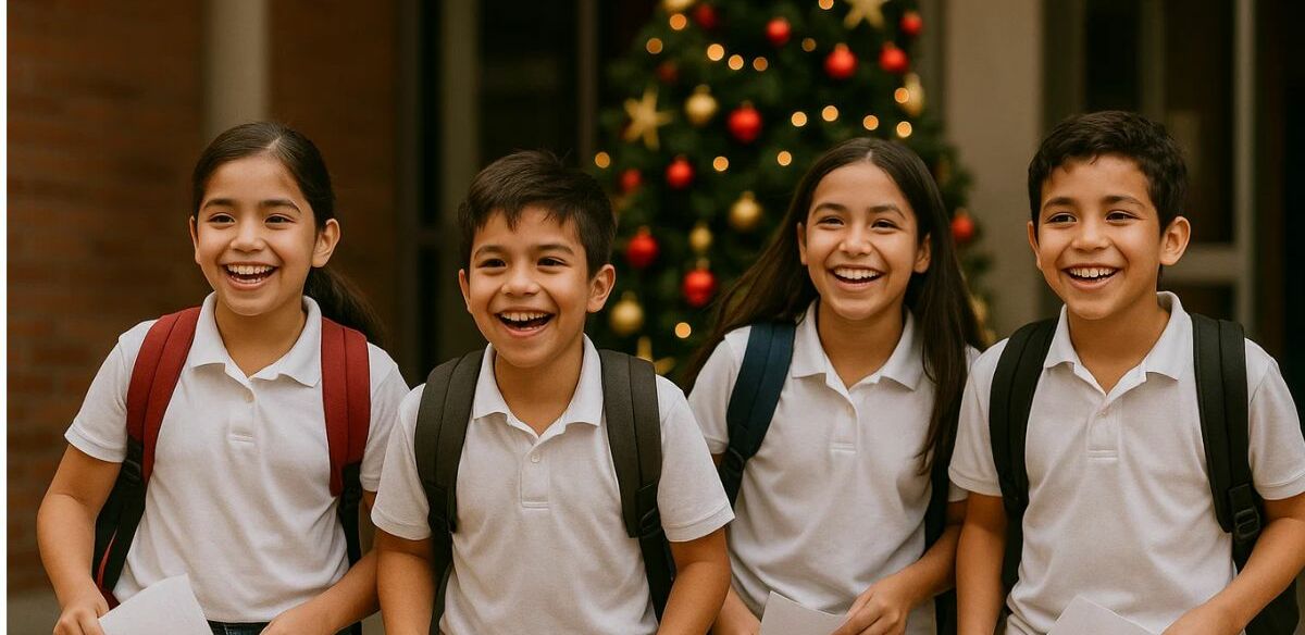 Fin de año con descanso largo: SEP confirma vacaciones de tres semanas en diciembre | Foto: IA