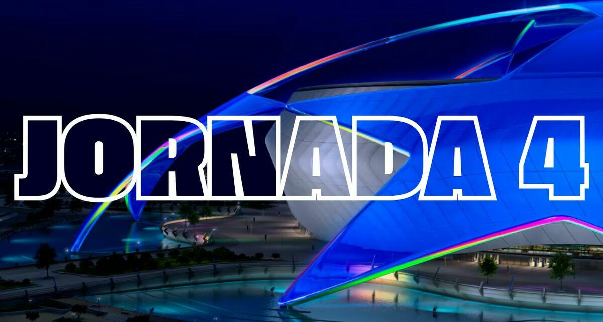 Tabla general tras la Jornada 4 de la Champions League