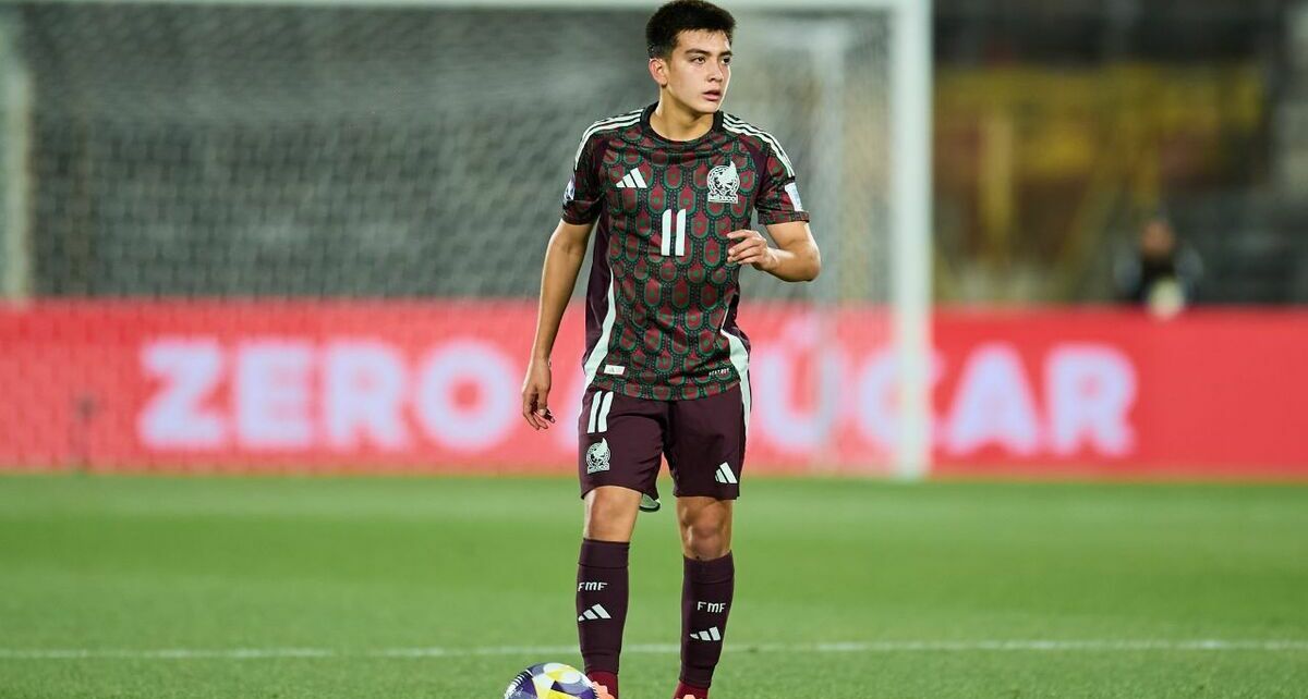 Gilberto Mora con México Sub-20 (Mexsport)