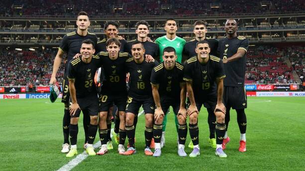 Selección Mexicana, antes del juego contra Ecuador (Imago7)