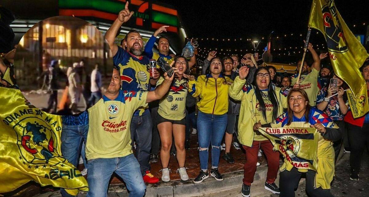 Aficionados de América fueron agredidos en Toluca / Especial