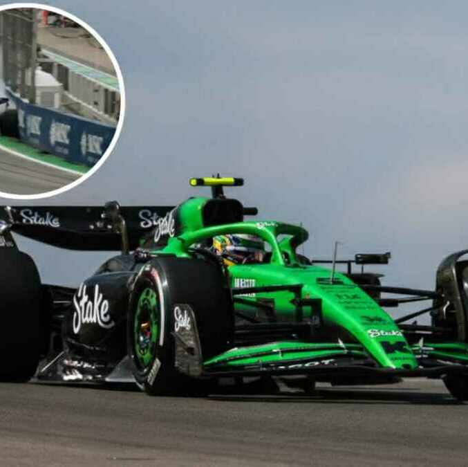 Gabriel Bortoleto fue víctima de un aparatoso accidente (Reuters)