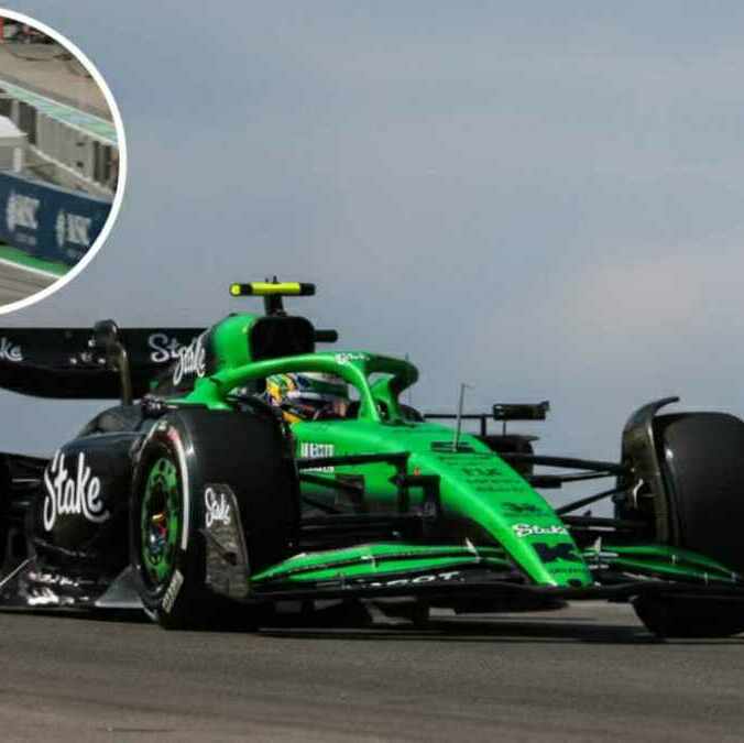 Gabriel Bortoleto fue víctima de un aparatoso accidente (Reuters)