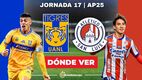 Rivalidad Tigres vs Atlético de San Luis Jornada 17 Apertura 2025